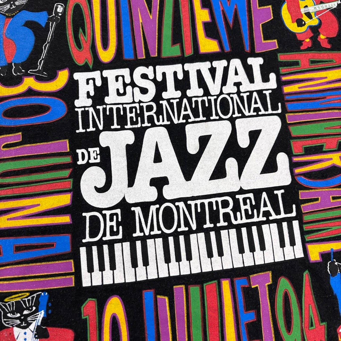 Vintage Montreal jazz festival 94 Canada graphic t-shirt