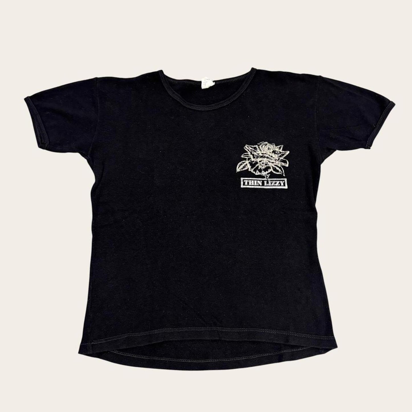 Vintage 70s Thin Lizzy British Tour rock music band t-shirt