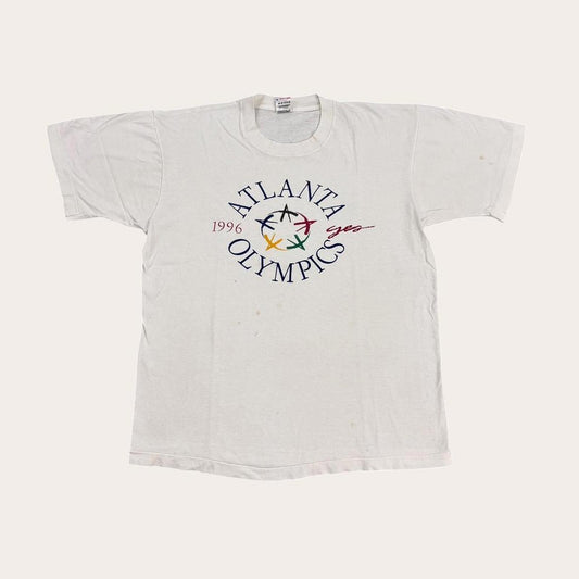 Vintage 90s USA Atlanta Olympics summer games athletics graphic t-shirt