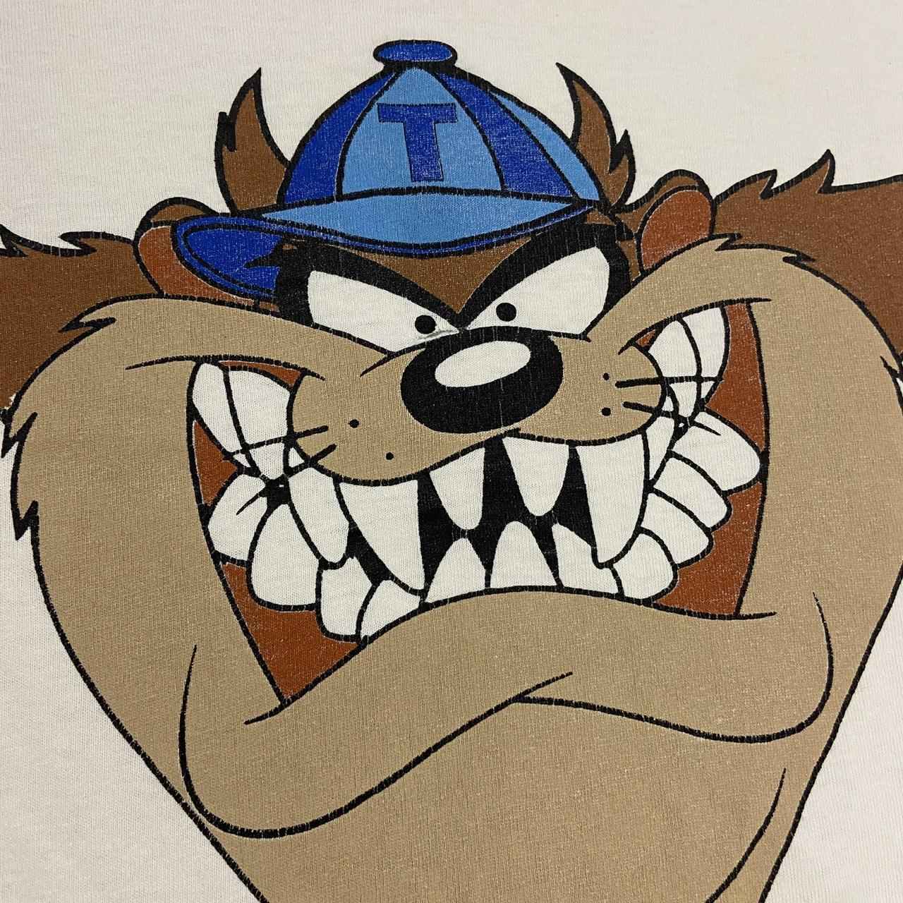 Vintage 90s USA Taz Tasmanian Devil Kent State University looney tunes Warner Bros graphic t-shirt