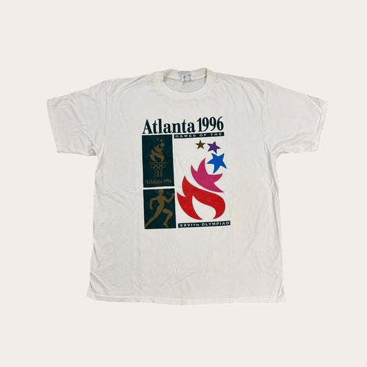 Vintage 90s USA Atlanta Olympics summer games athletics graphic t-shirt