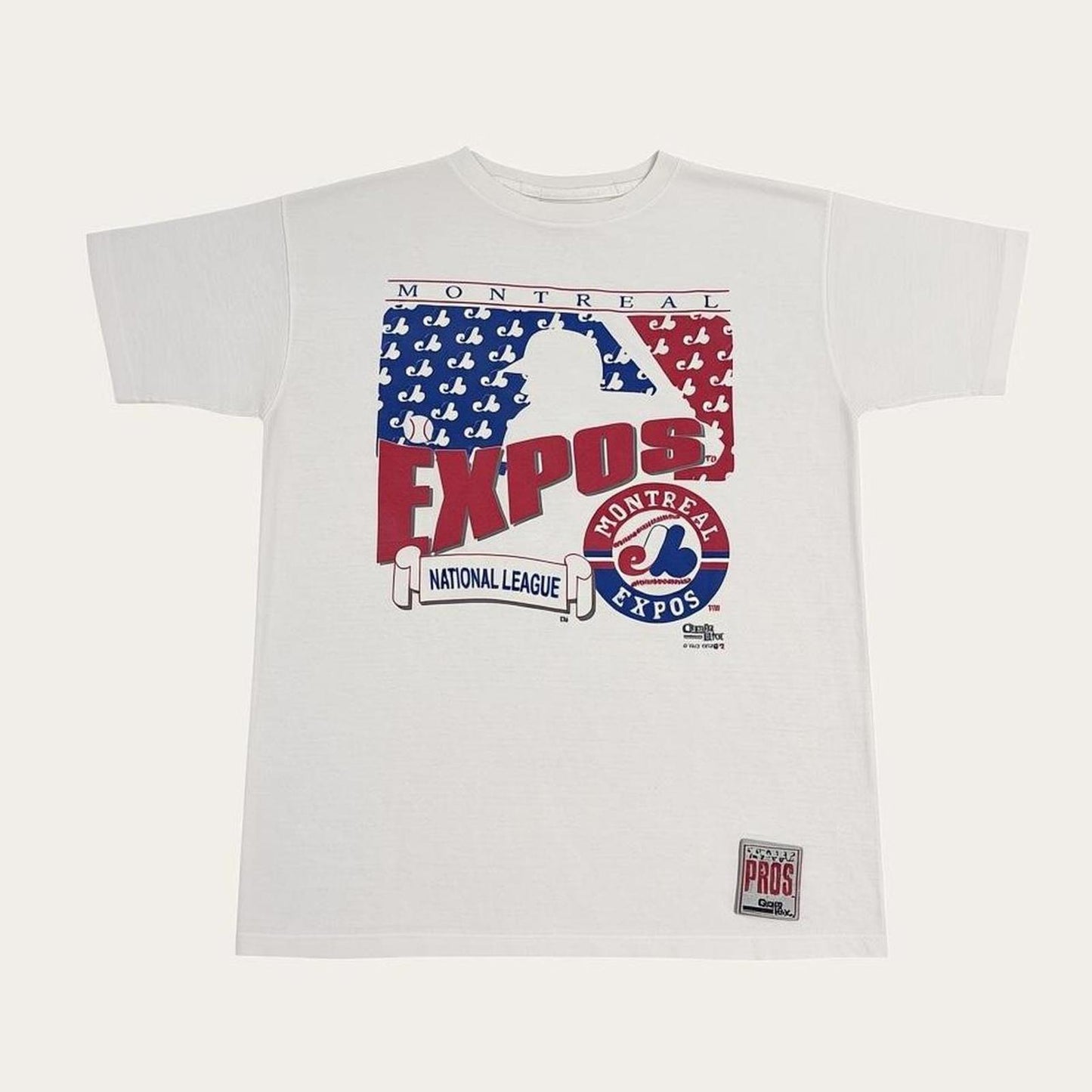 Vintage 90s Montreal Expos MLB Major League baseball Canada graphic t-shirt