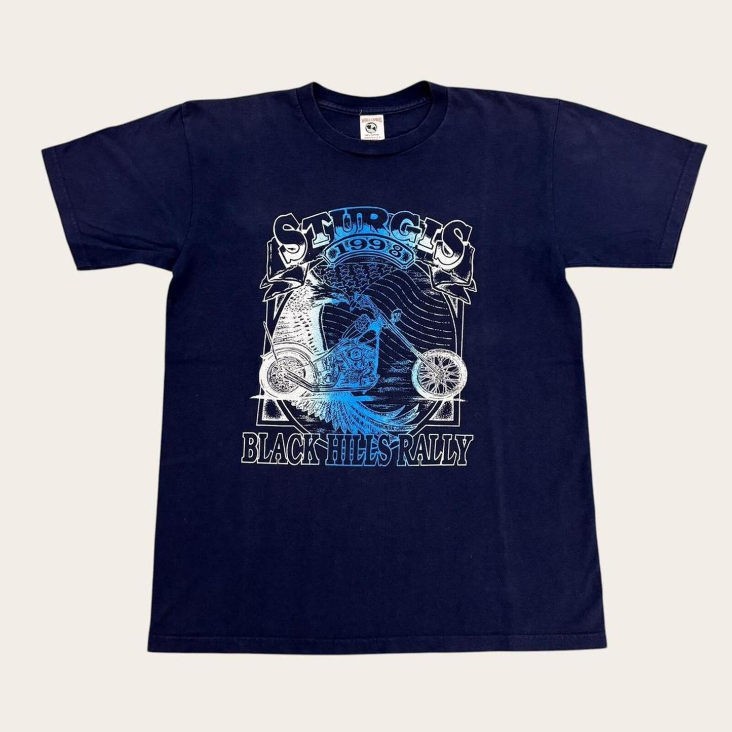 Vintage 90s USA Sturgis motorcycles Black Hills Rally South Dakota t-shirt