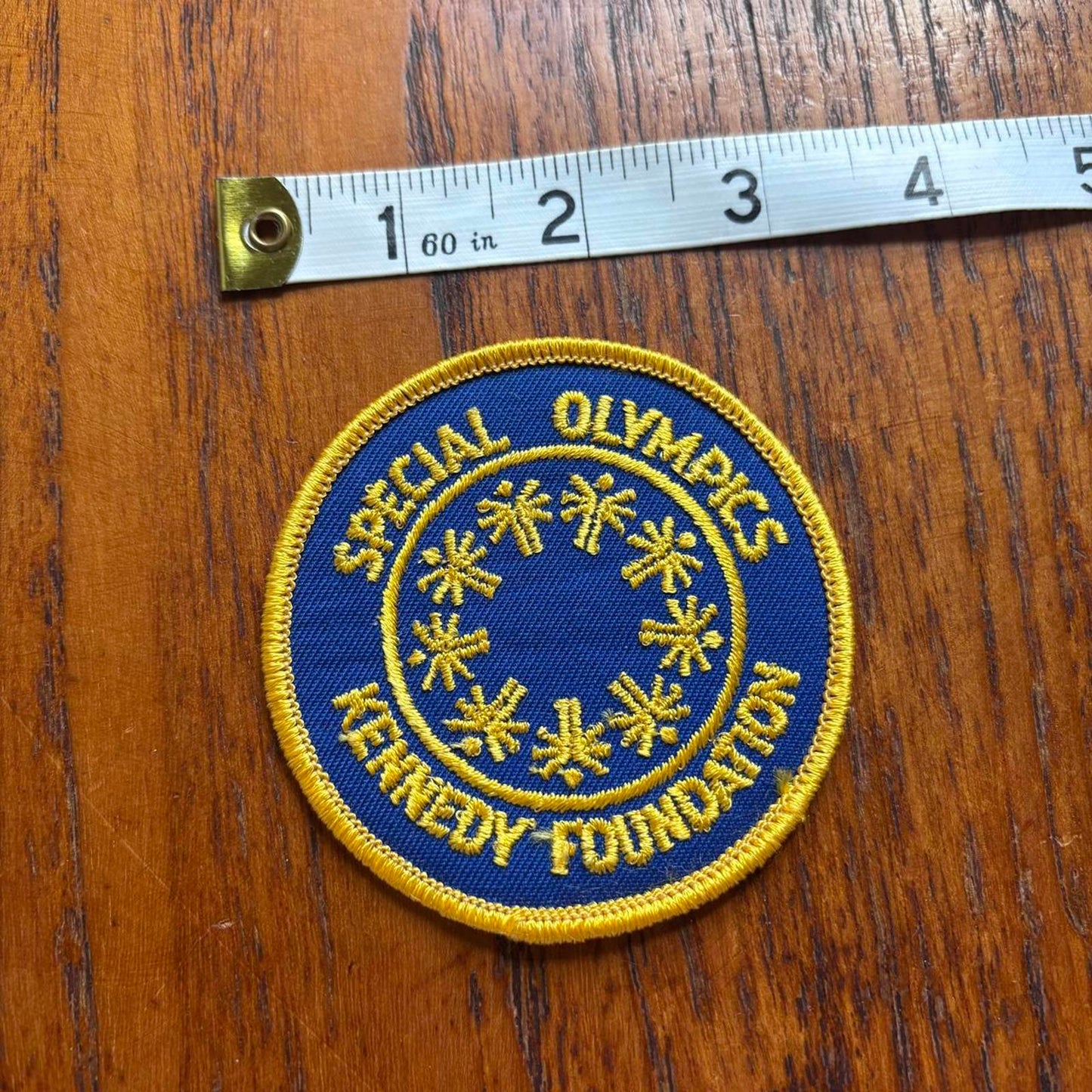 Vintage 90s USA special Olympics Kennedy foundation embroidered patch