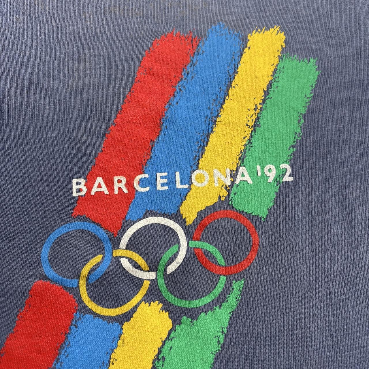 Vintage Barcelona Olympics ‘92 summer games athletics Spain sports t-shirt