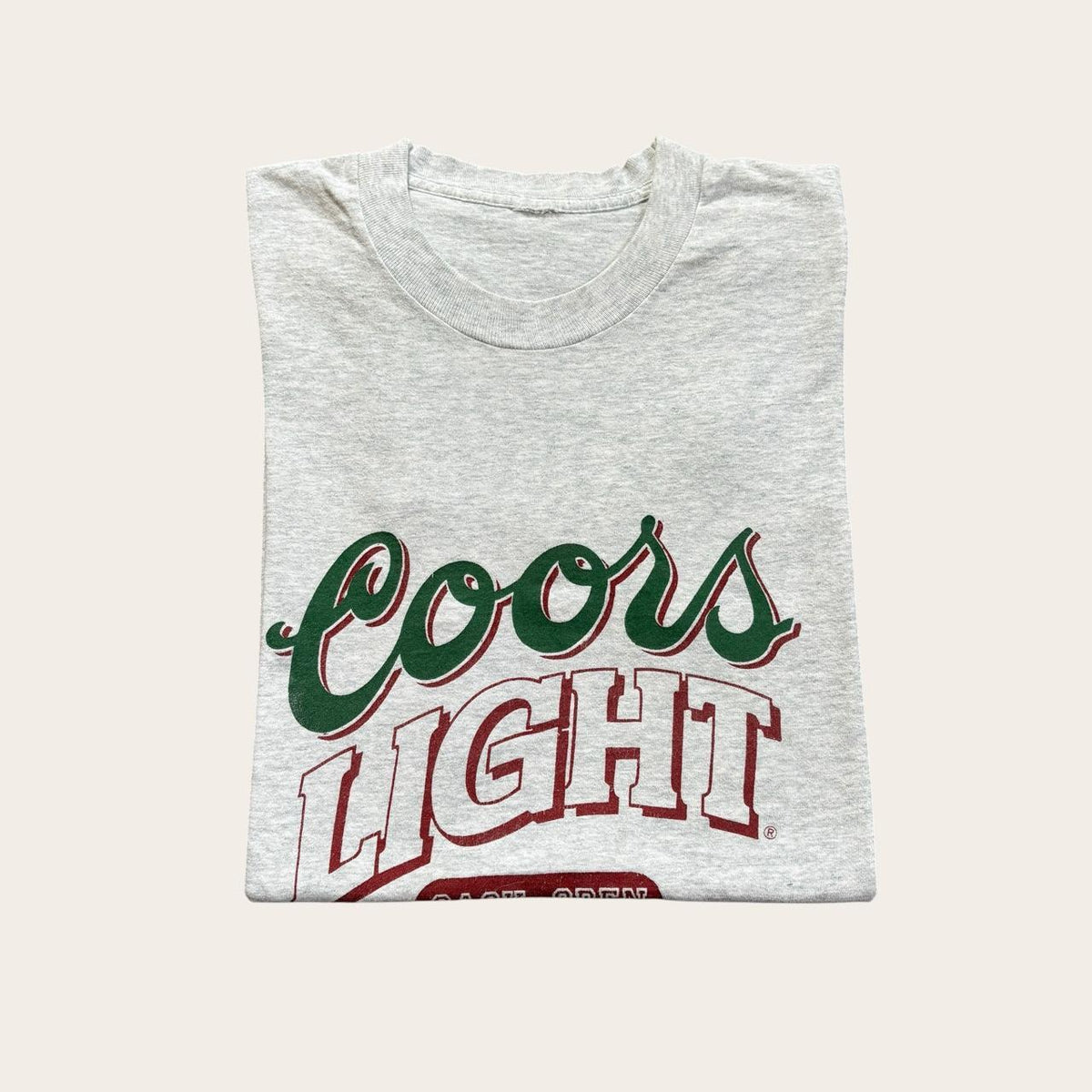 Vintage 90s Coors Light beer handball Saskatchewan Canada t-shirt