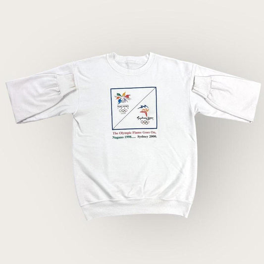Vintage Y2K Nagano Olympics Japan to Sydney Olympics Australia sweatshirt