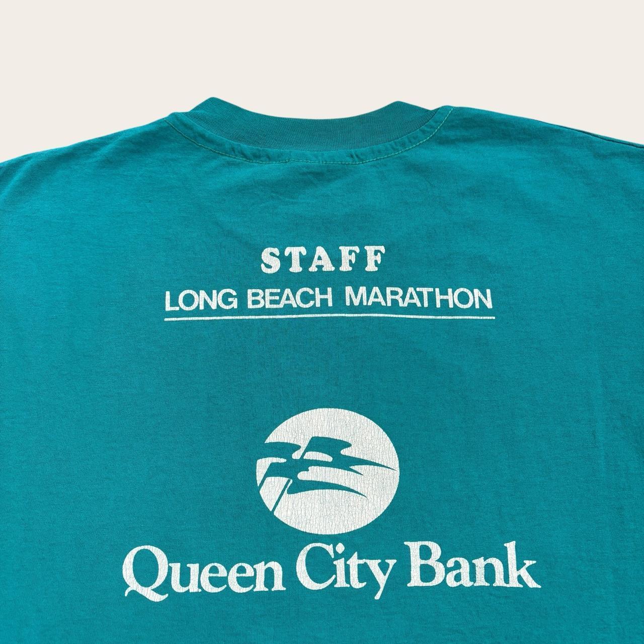 Vintage Long Beach Marathon ‘93 California race running t-shirt