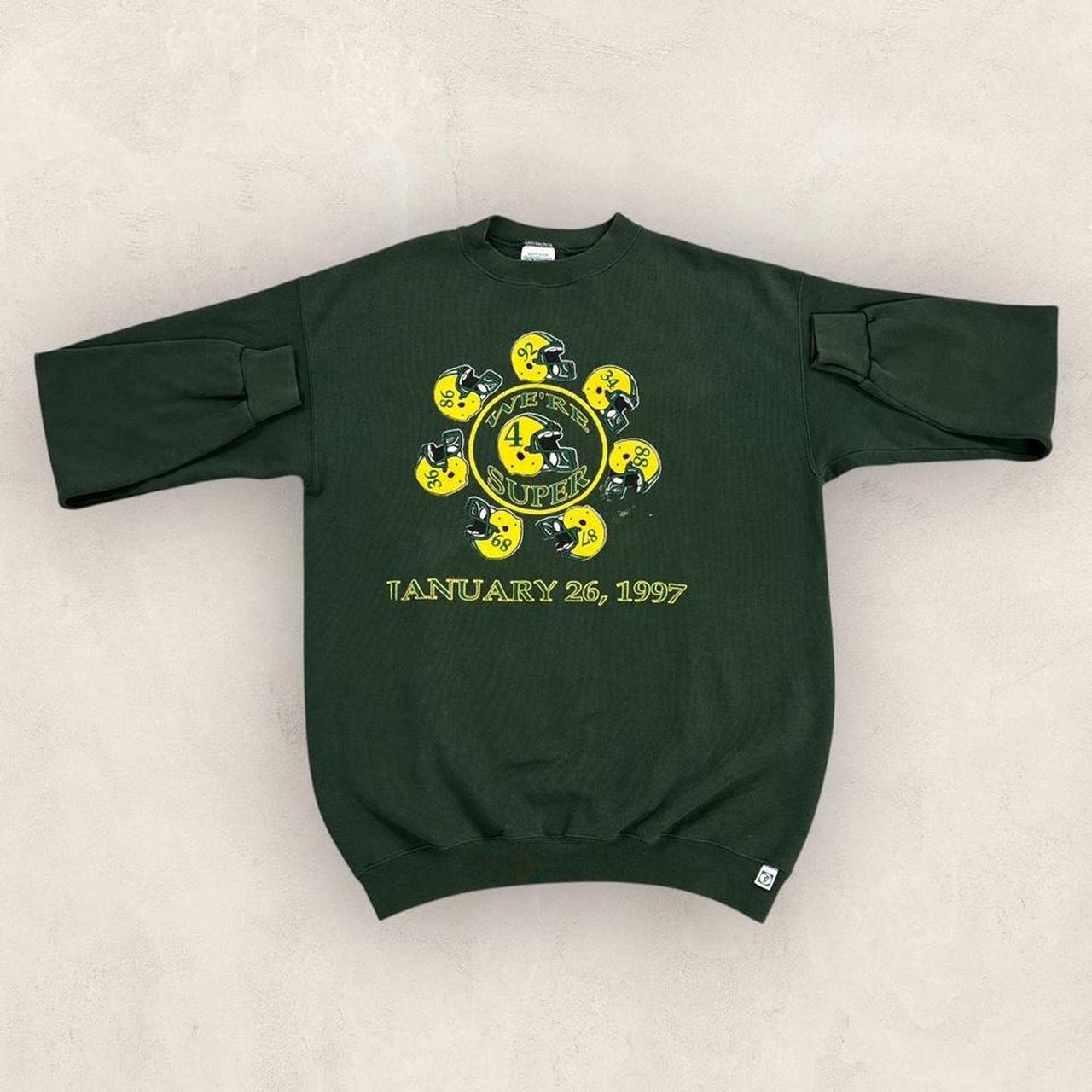 Vintage 90s USA Green Bay Packers NFL American Football graphic sweatshirt