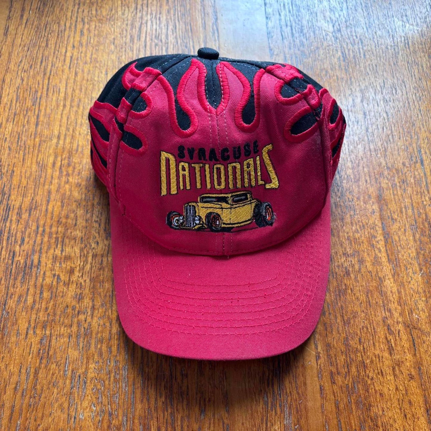 Vintage 90s USA Syracuse Nationals classic car show automobile baseball cap