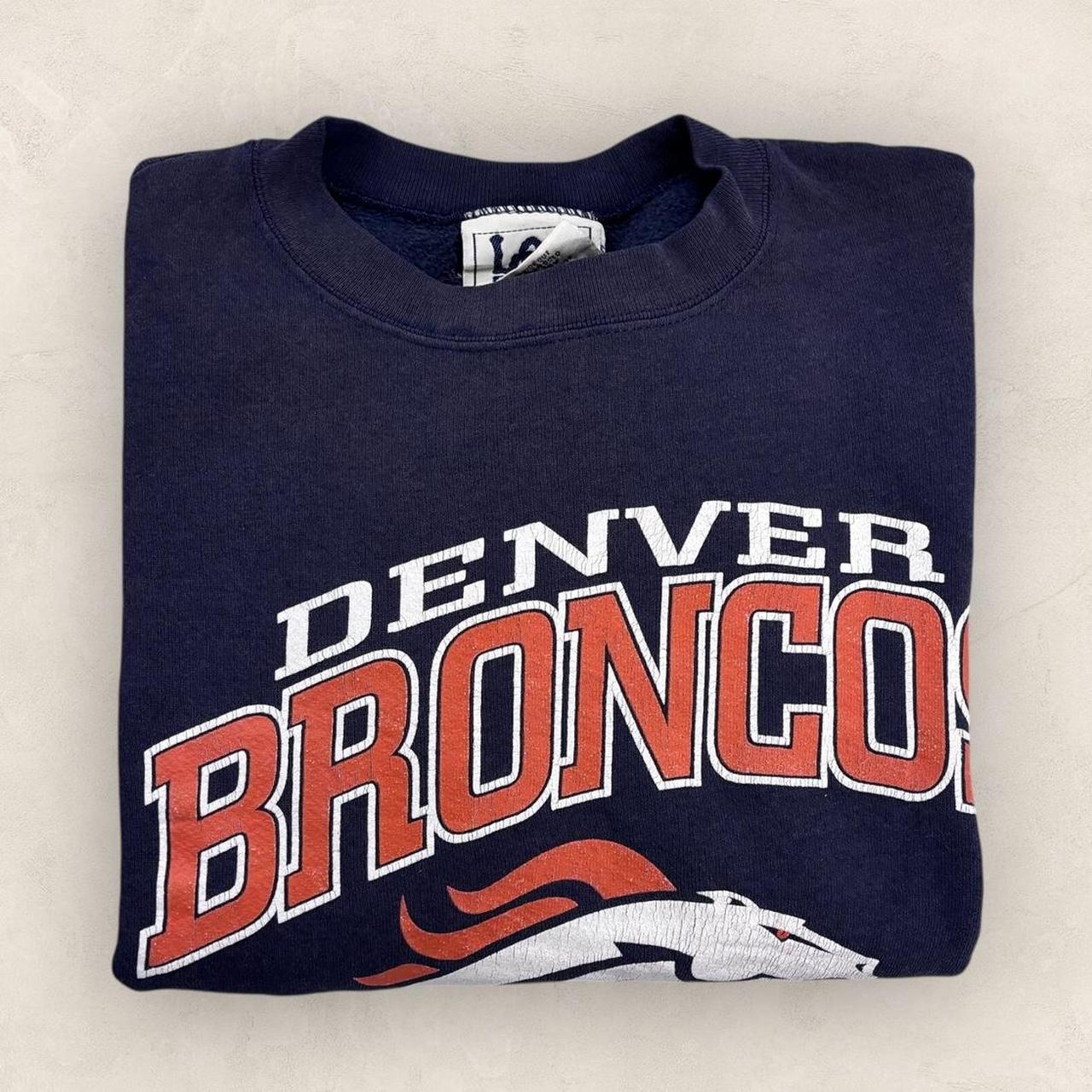 Vintage 90s USA Denver Broncos NFL American Football graphic sweatshirt