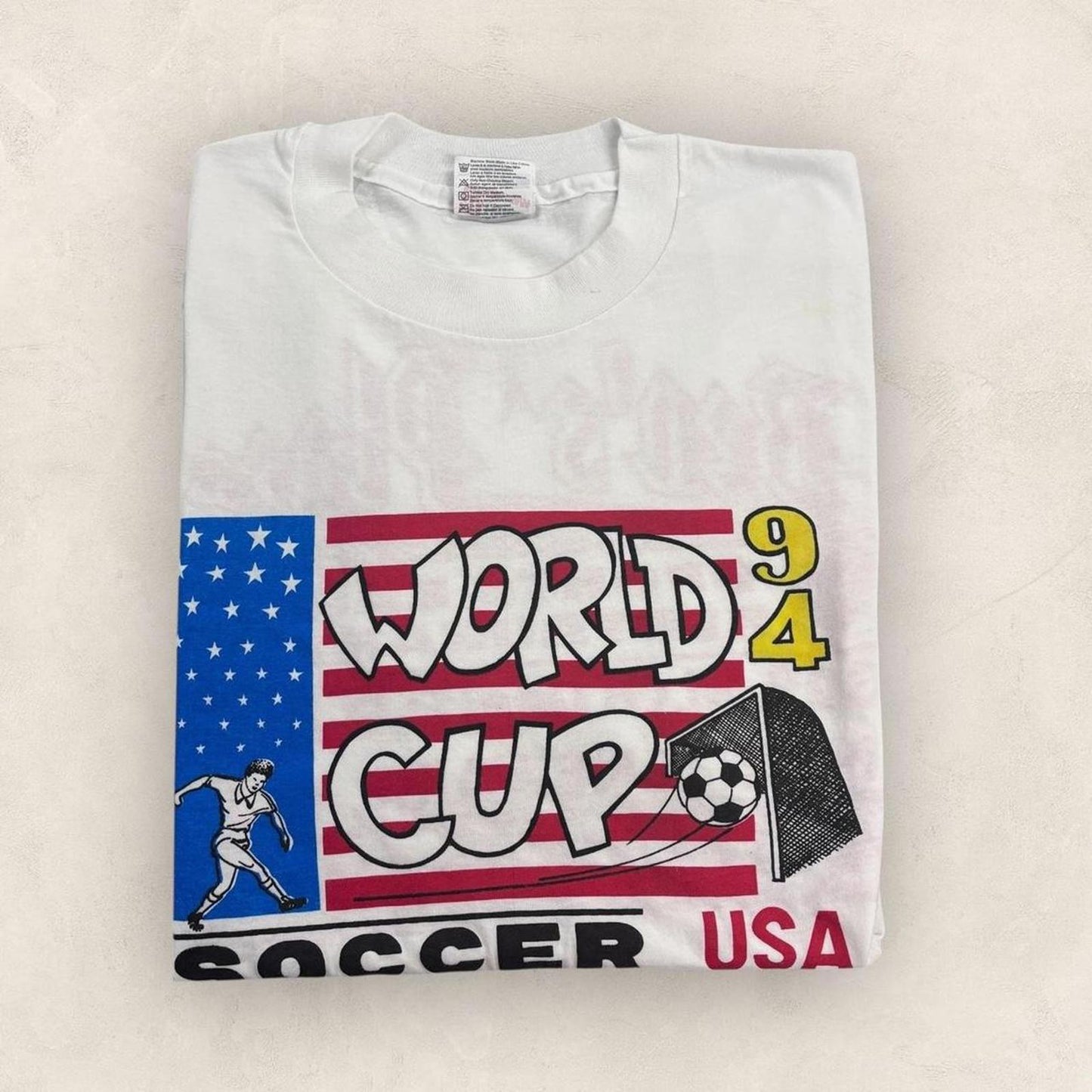 Vintage USA World Cup 94 football tournament sports bar New Jersey t-shirt