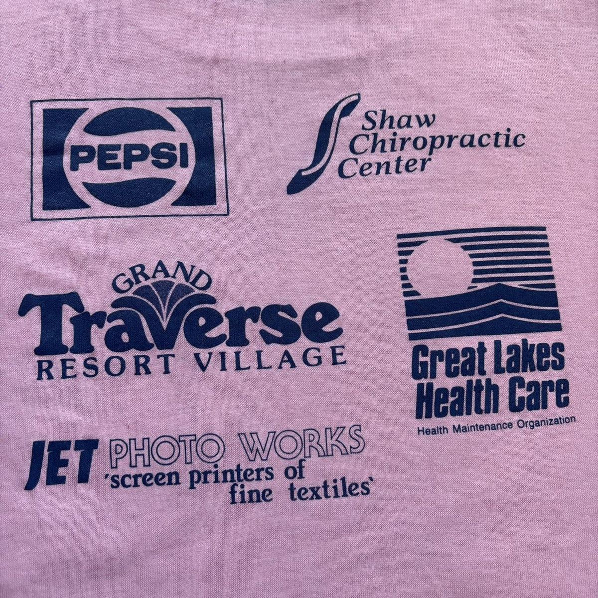 Vintage 80s USA Co-Op Chase Michigan road race running t-shirt