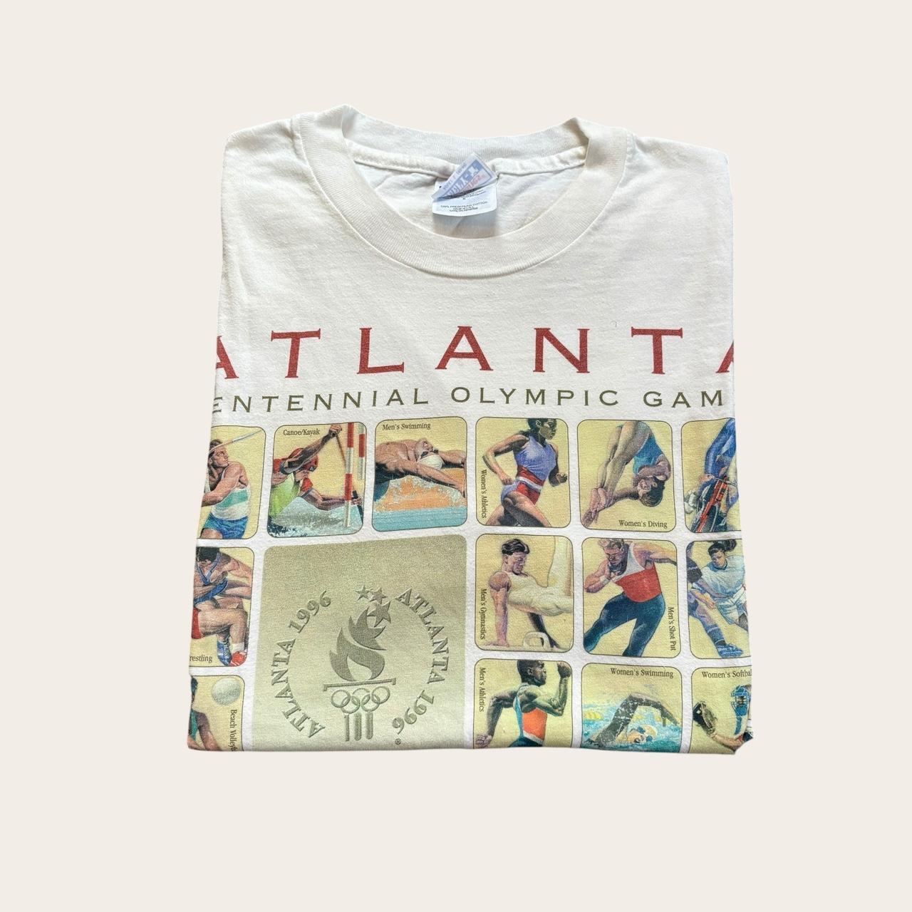 Vintage 90s USA Atlanta Olympics summer games athletics t-shirt