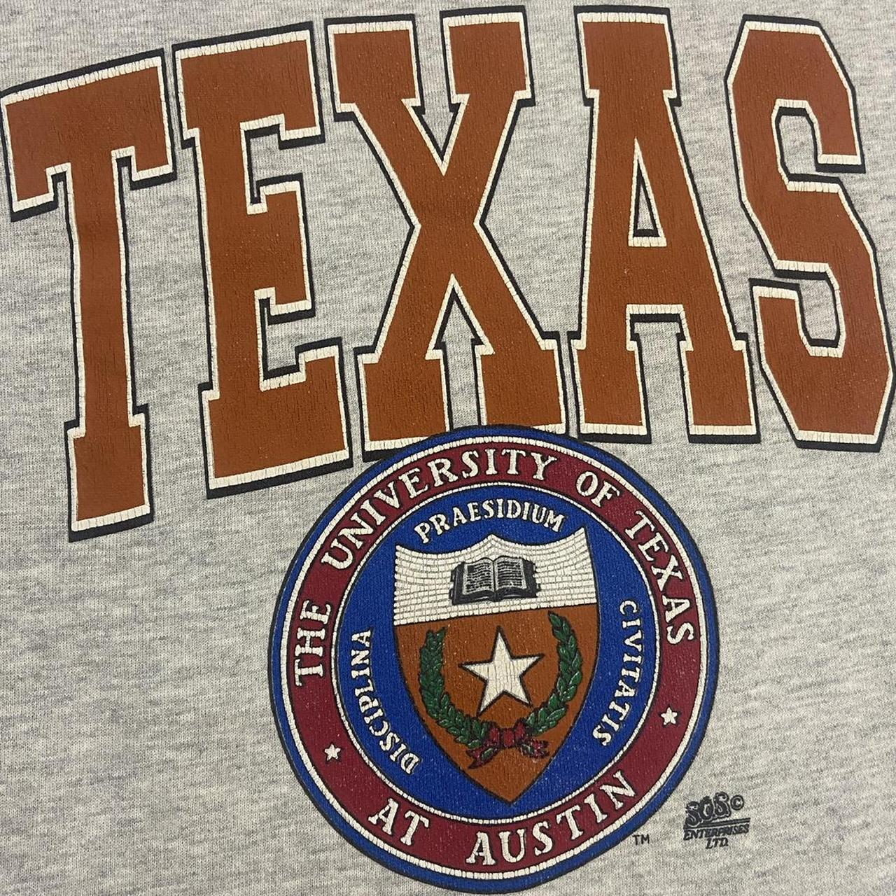 Vintage 90s USA University of Texas at Austin varsity graphic sweatshirt