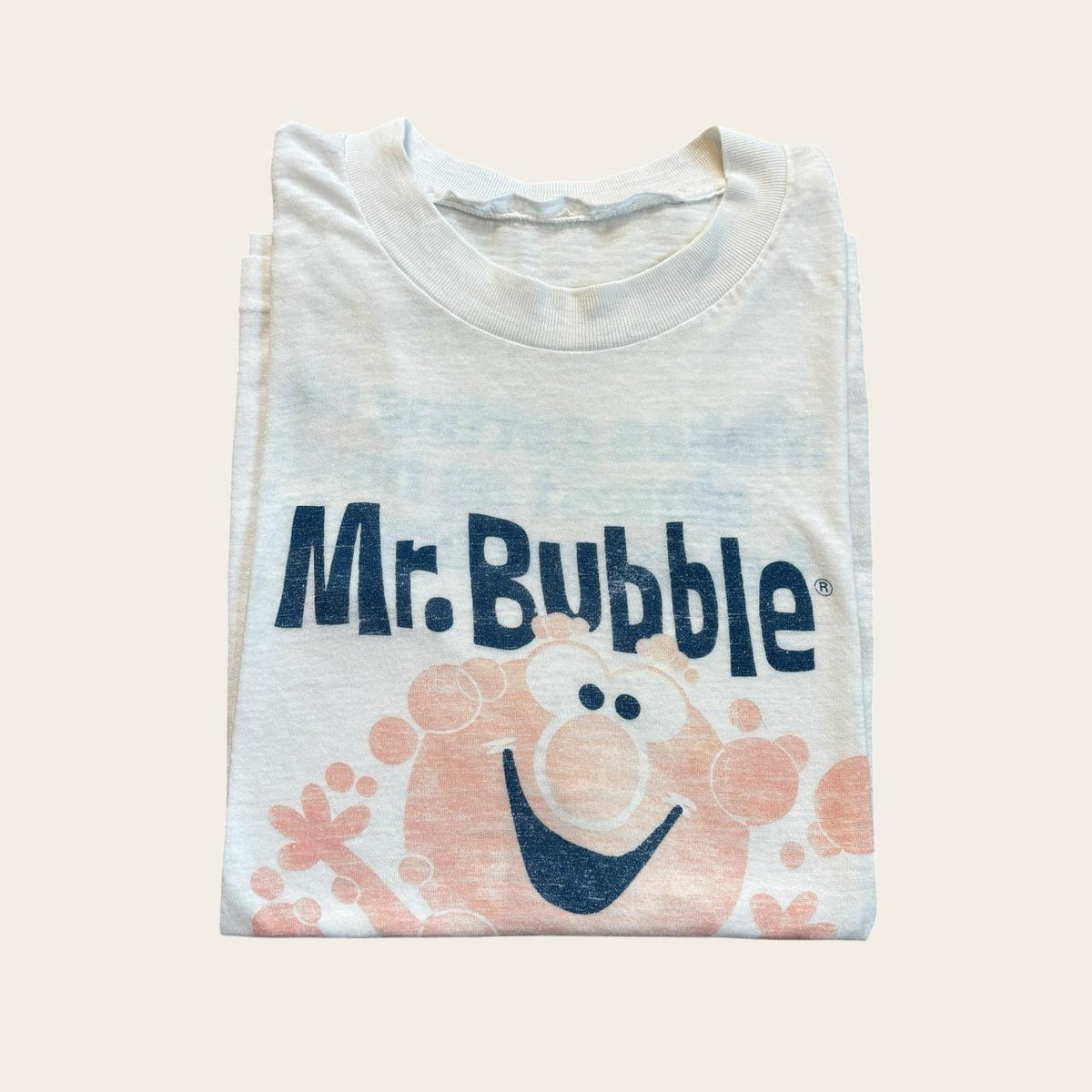 Vintage 80s USA Mr Bubble cleaning promotional t-shirt