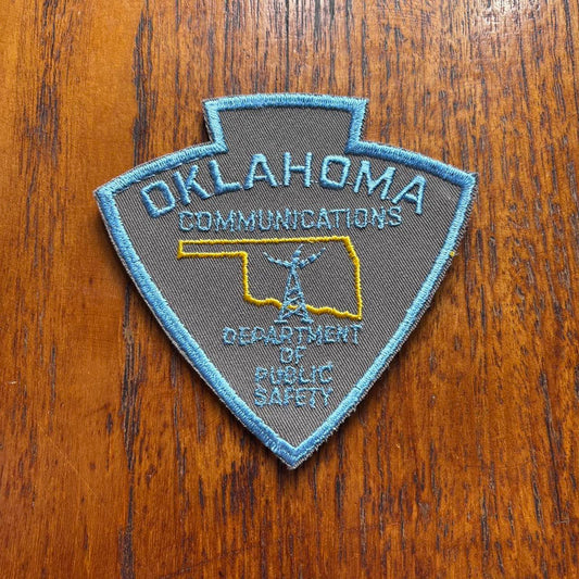 Vintage 90s USA Oklahoma department of public safety embroidered patch