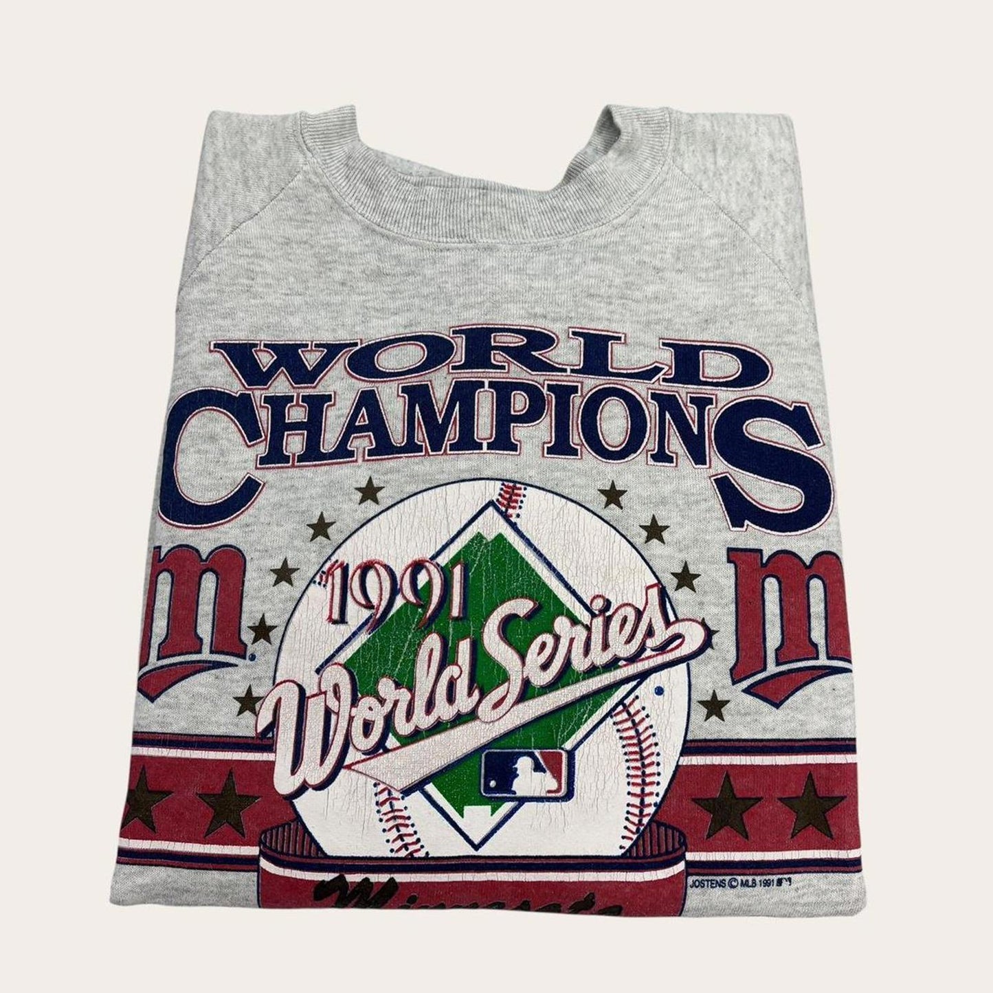 Vintage 90s Minnesota Twins World Series MLB Major League Baseball sweatshirt