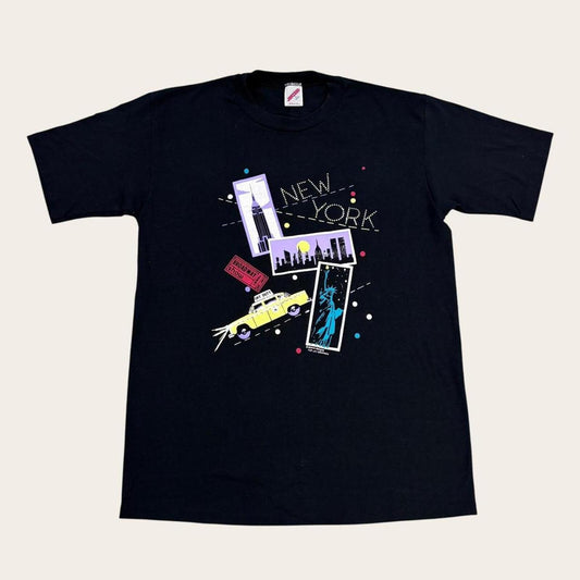 Vintage 90s USA New York City landmarks tourist t-shirt