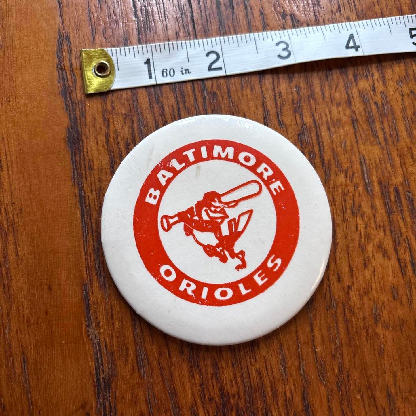 Vintage 90s USA Baltimore Orioles MLB baseball pin badge