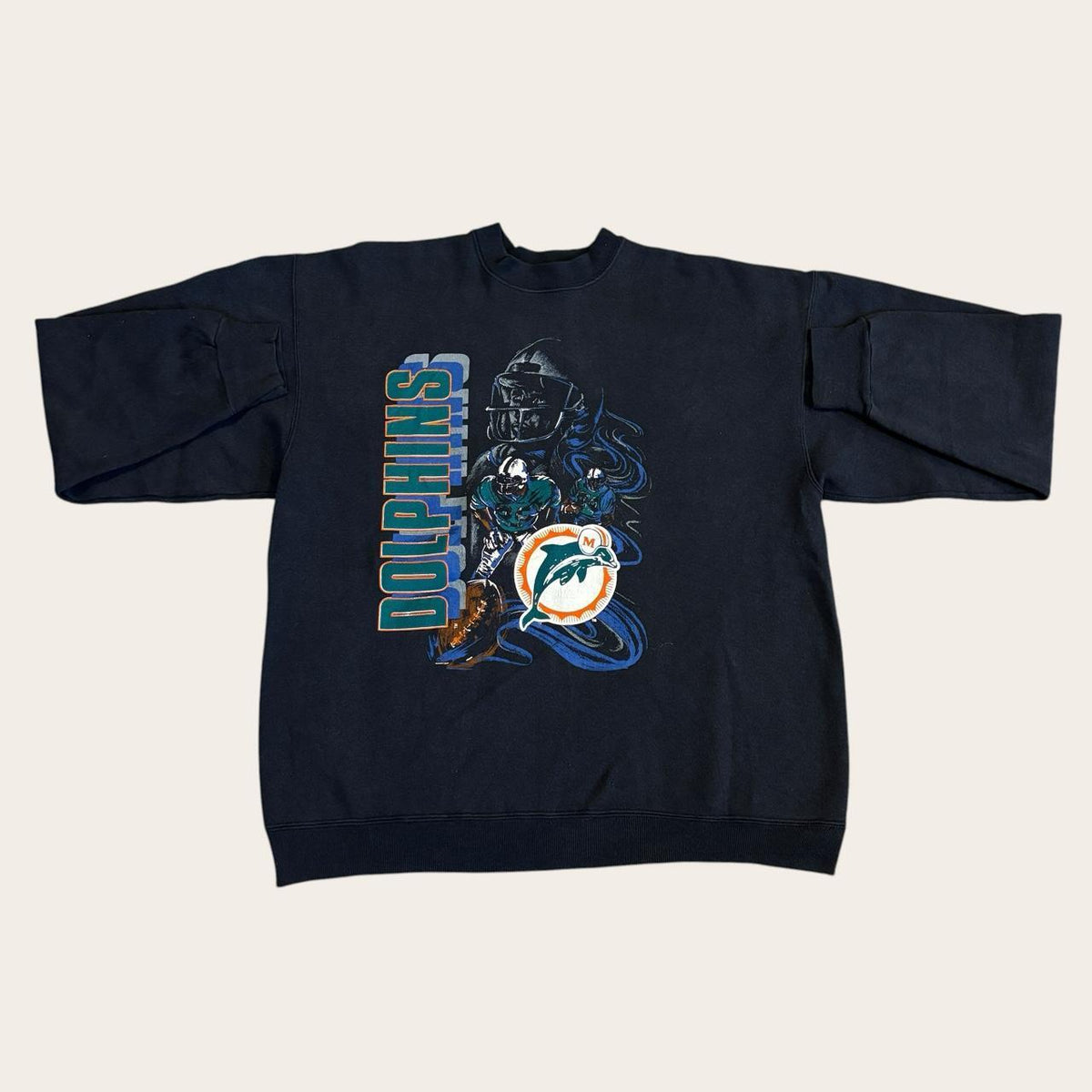 Vintage 90s USA Miami Dolphins NFL American Football sweatshirt