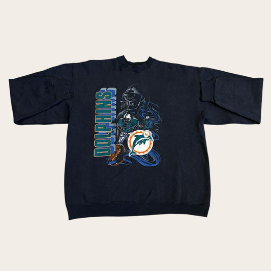 Vintage 90s USA Miami Dolphins NFL American Football sweatshirt