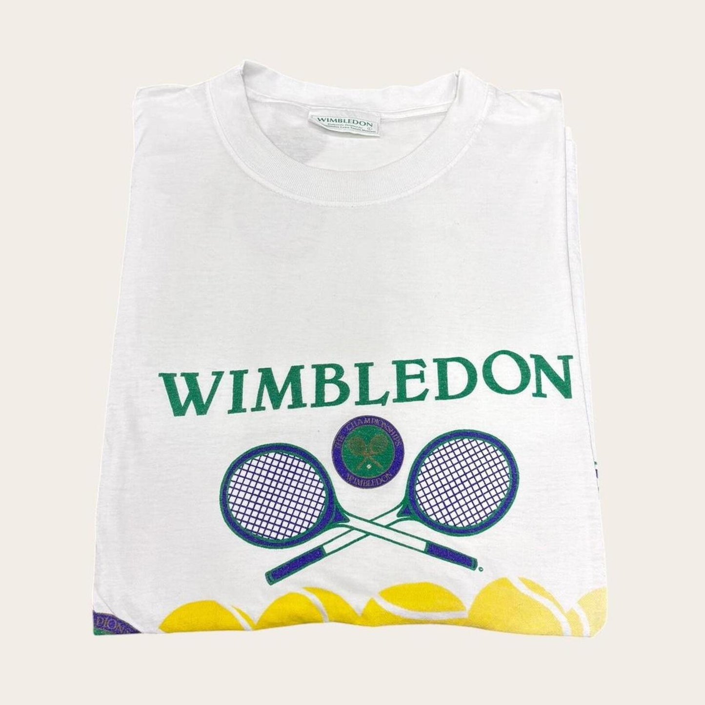 Vintage 90s Wimbledon tennis tournament the championships graphic t-shirt