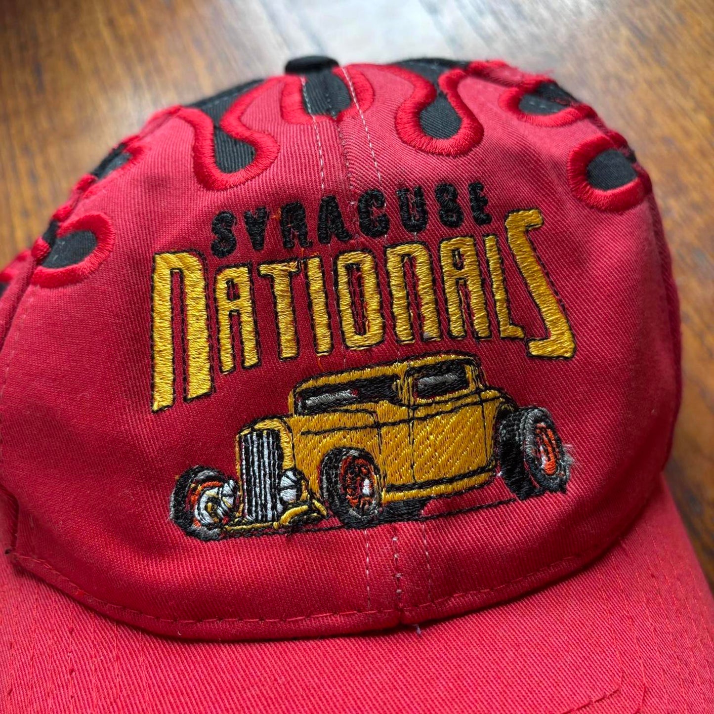 Vintage 90s USA Syracuse Nationals classic car show automobile baseball cap