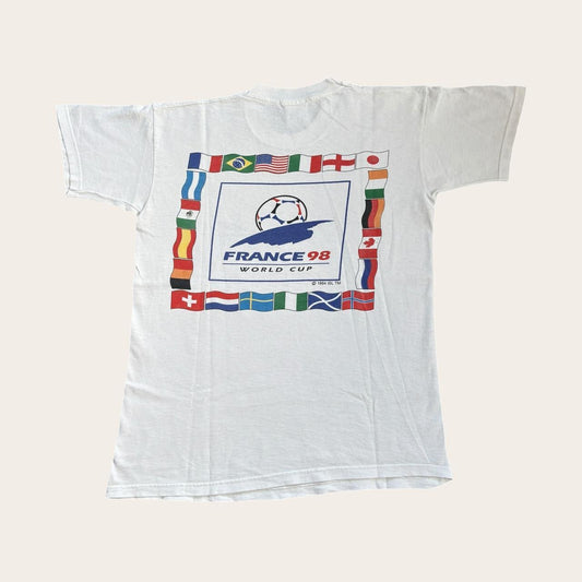 Vintage France 98 World Cup football tournament t-shirt