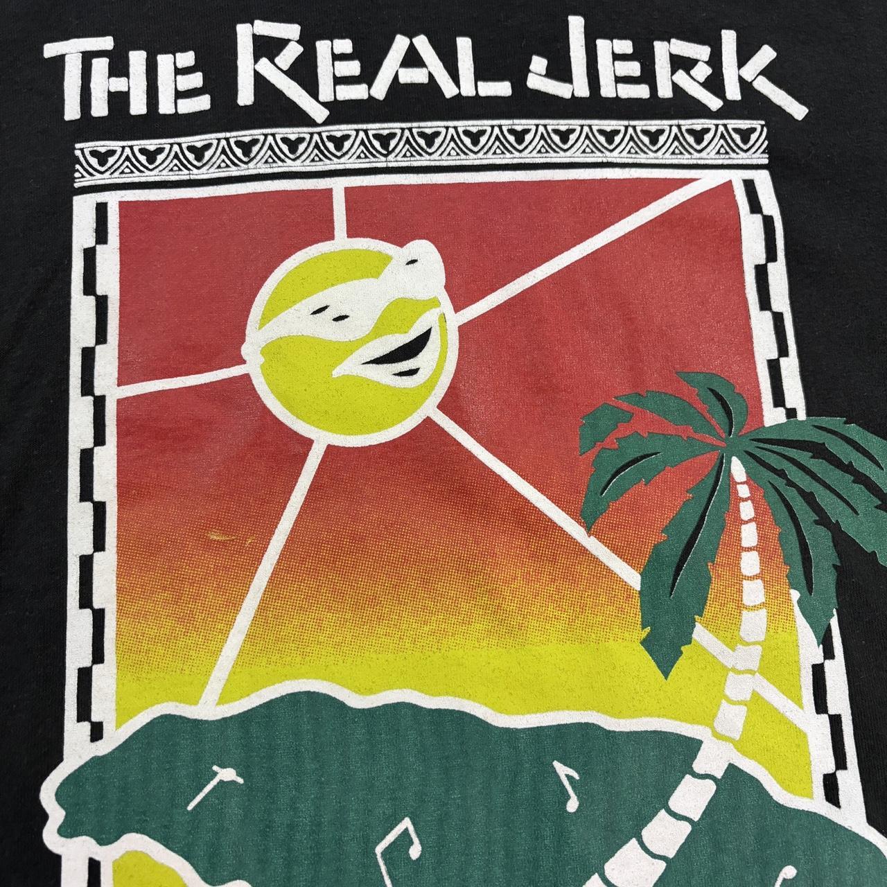 Vintage Y2K Real Jerk Caribbean food restaurant Toronto Canada graphic t-shirt