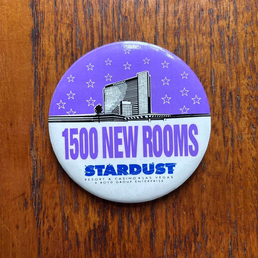 Vintage 90s USA Stardust Casino Hotel Las Vegas pin badge