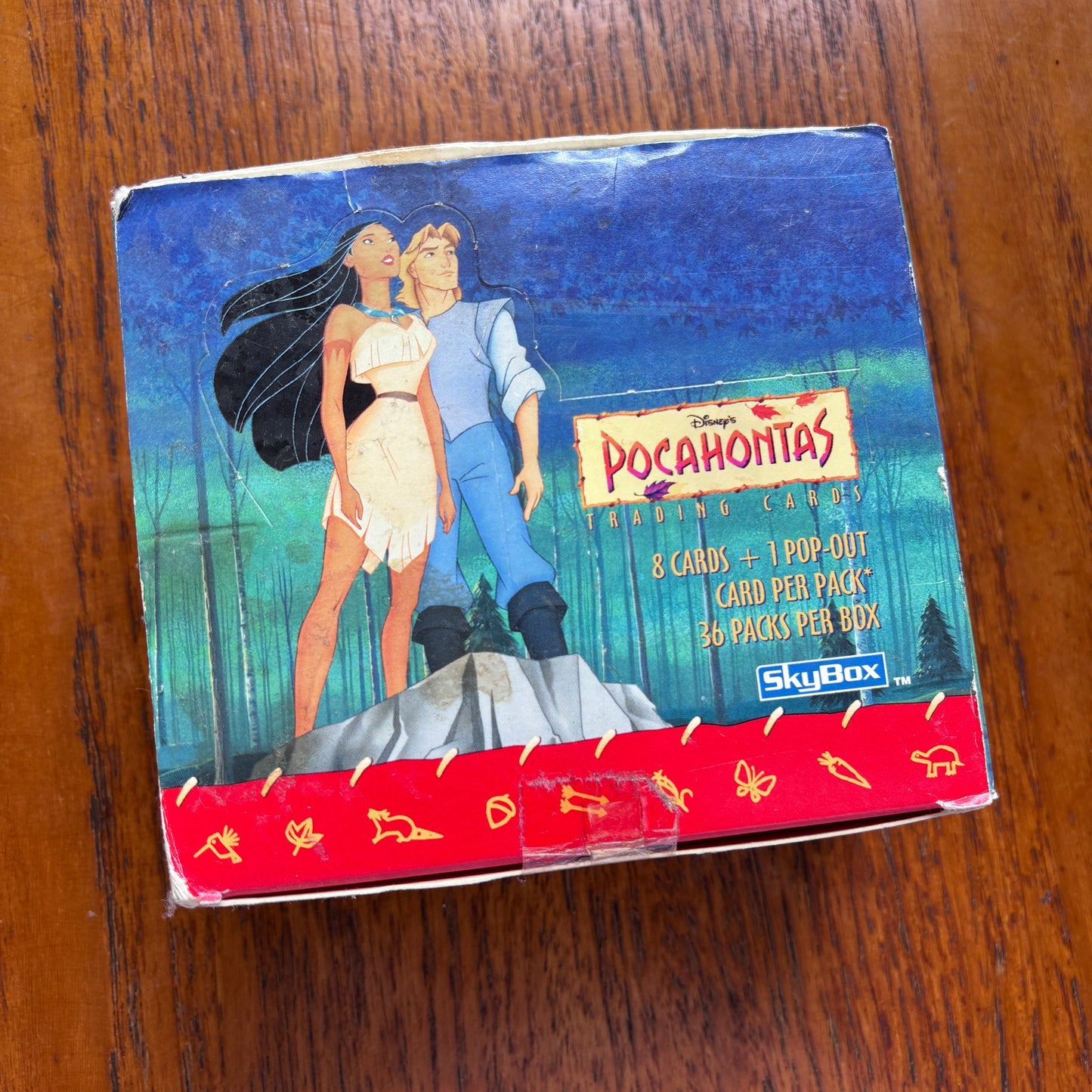 Vintage 90s USA Pocahontas Trading Card Box (Full Set)