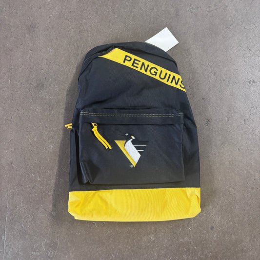 Vintage 90s USA Pittsburgh Penguins NHL Ice Hockey Backpack (Deadstock)