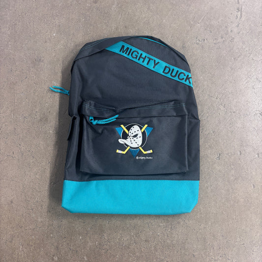 Vintage 90s USA Anaheim Mighty Ducks NHL Ice Hockey Backpack (Deadstock)