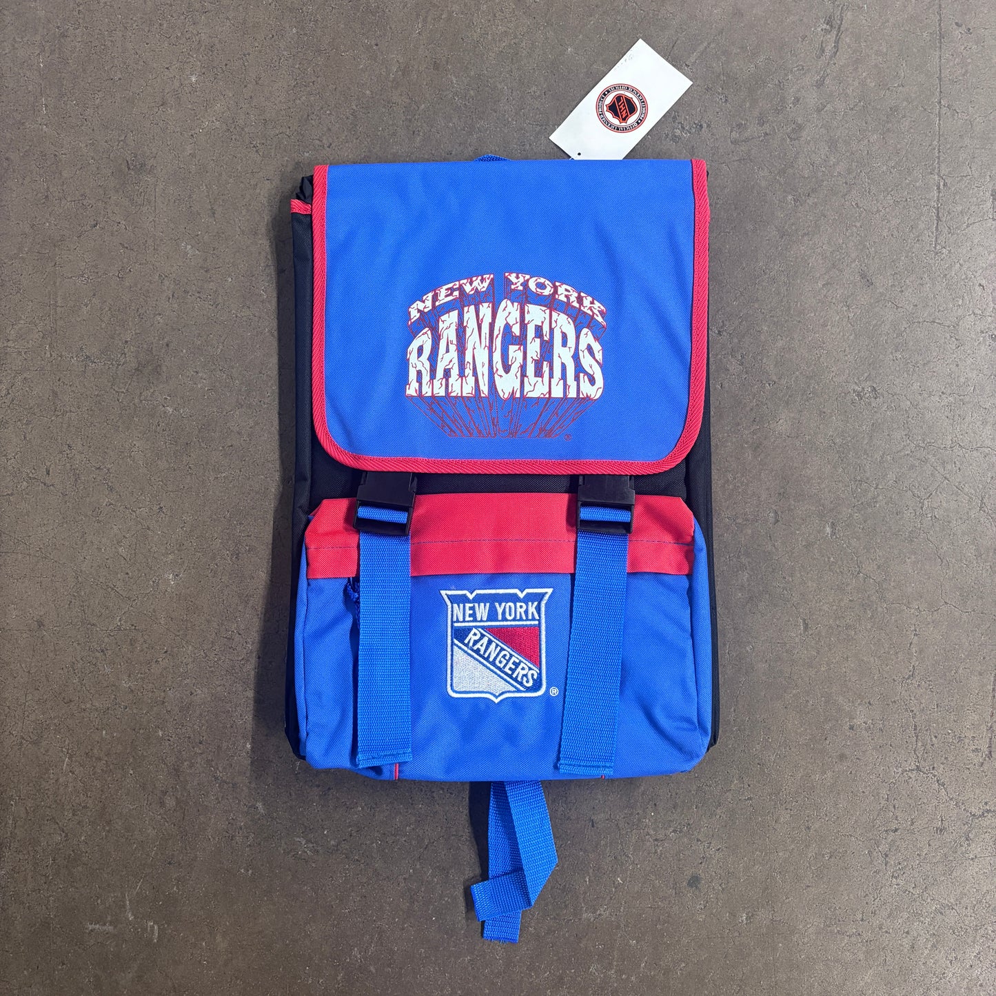 Vintage 90s USA New York Rangers NHL Ice Hockey Backpack (Deadstock)
