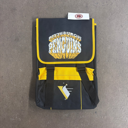 Vintage 90s USA Pittsburgh Penguins NHL Ice Hockey Backpack (Deadstock)