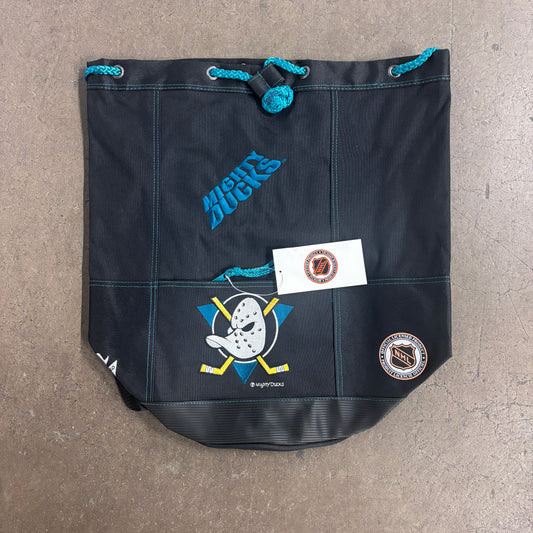 Vintage 90s USA Anaheim Mighty Ducks NHL Ice Hockey Backpack (Deadstock)