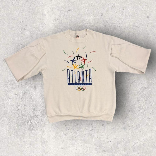 Vintage 90s USA Atlanta Olympics 1996 summer games athletics graphic sweatshirt