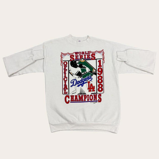 Vintage 80s Los Angeles Dodgers MLB baseball World Series champions sweatshirt