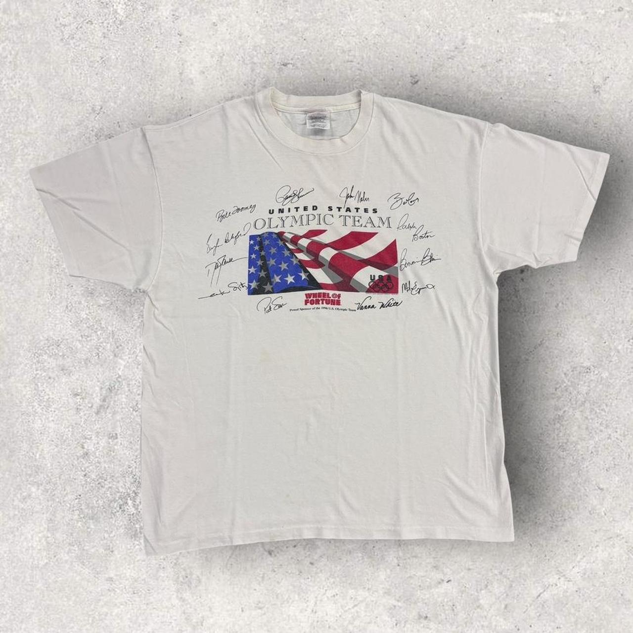 Vintage 90s USA Atlanta Olympics team summer games athletics graphic t-shirt