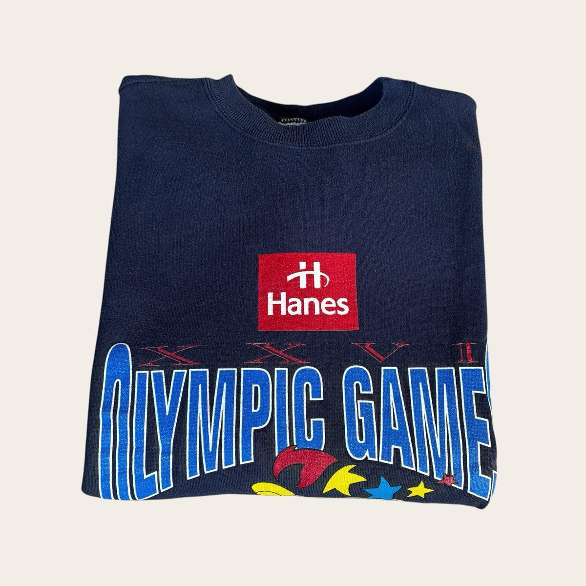Vintage 90s USA Atlanta Olympic Games  mascot summer games athletics sweatshirt