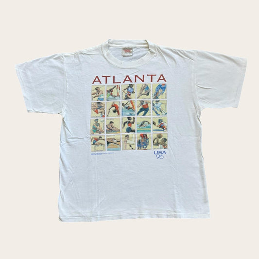 Vintage 90s USA Atlanta Olympics summer games athletics t-shirt