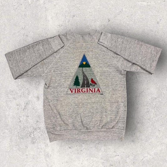 Vintage 90s USA Virginia state tourist souvenir graphic sweatshirt