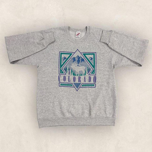 Vintage 90s USA Colorado nature wildlife souvenir sweatshirt