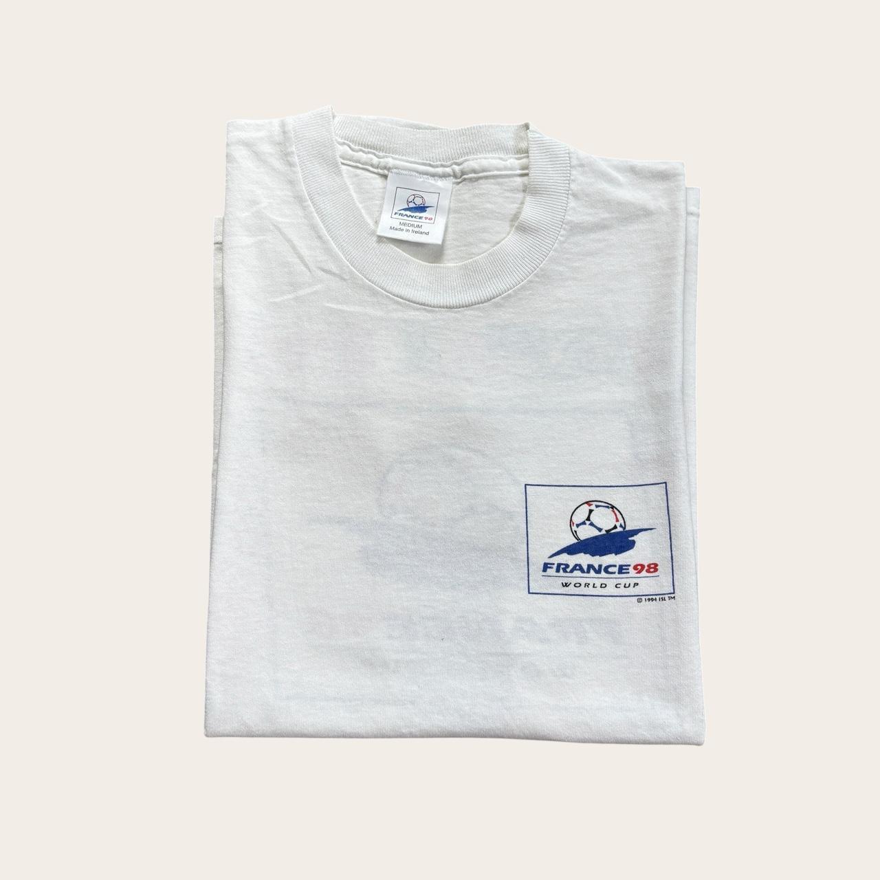 Vintage France 98 World Cup football tournament t-shirt