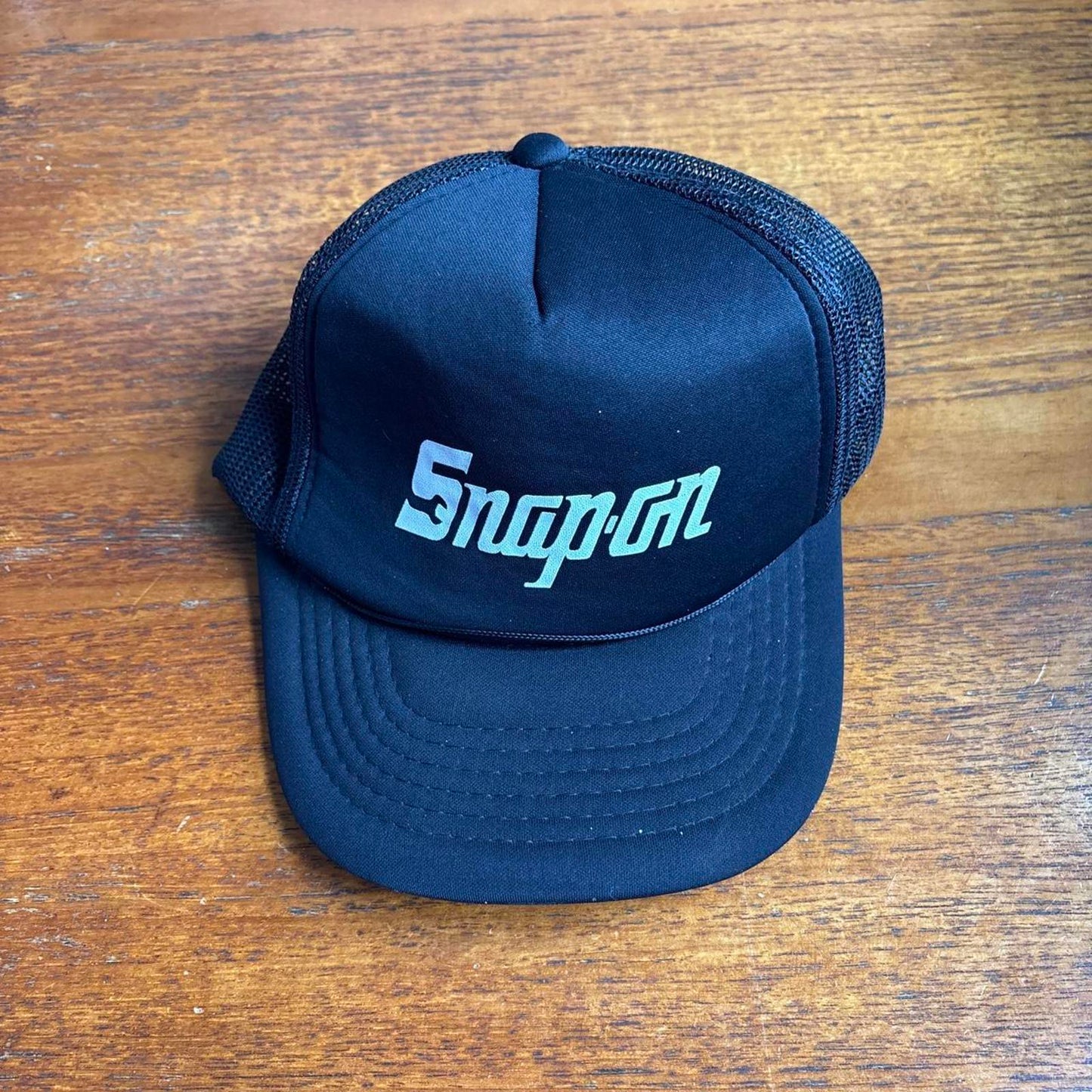 Vintage 90s USA Snap-on Tools construction workwear graphic trucker cap