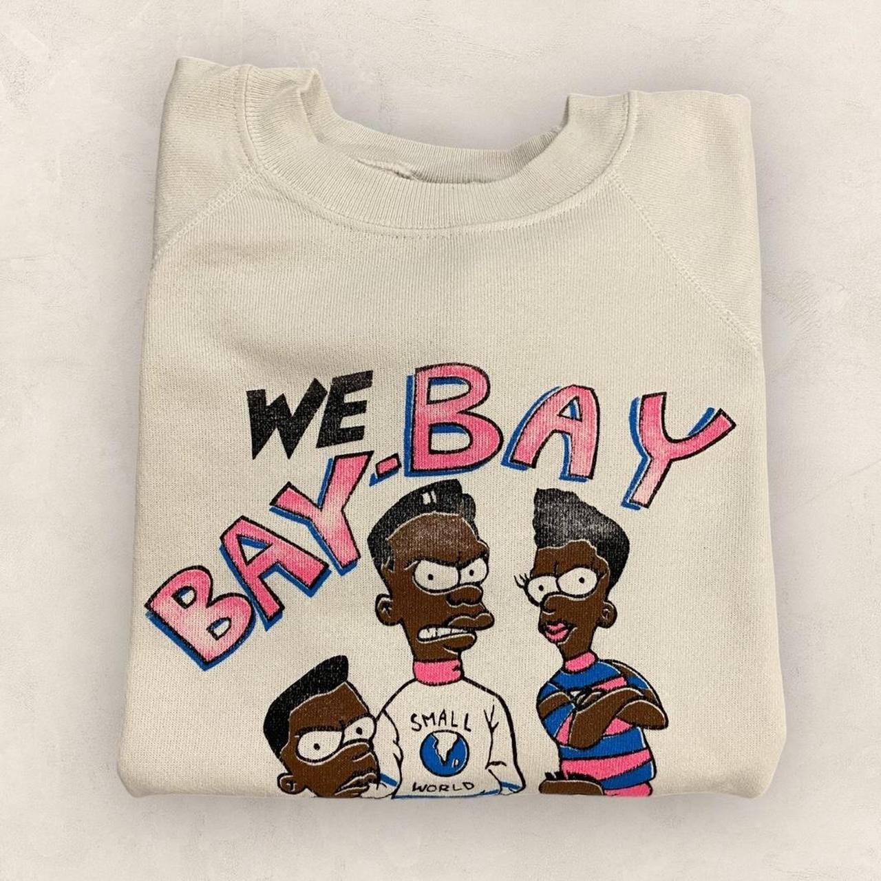 Vintage 80s USA Bay Bay Kids Robin Harris comedian hip hop cartoon Bebe’s kids graphic sweatshirt