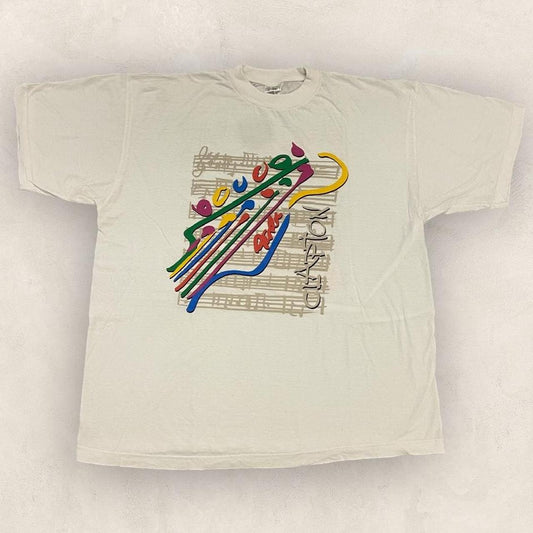 Vintage 90s USA Eric Clapton UK tour music Royal Albert Hall London band rock graphic t-shirt