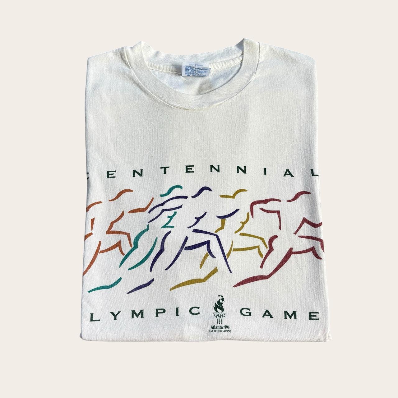 Vintage 90s USA Atlanta Olympics summer games athletics t-shirt