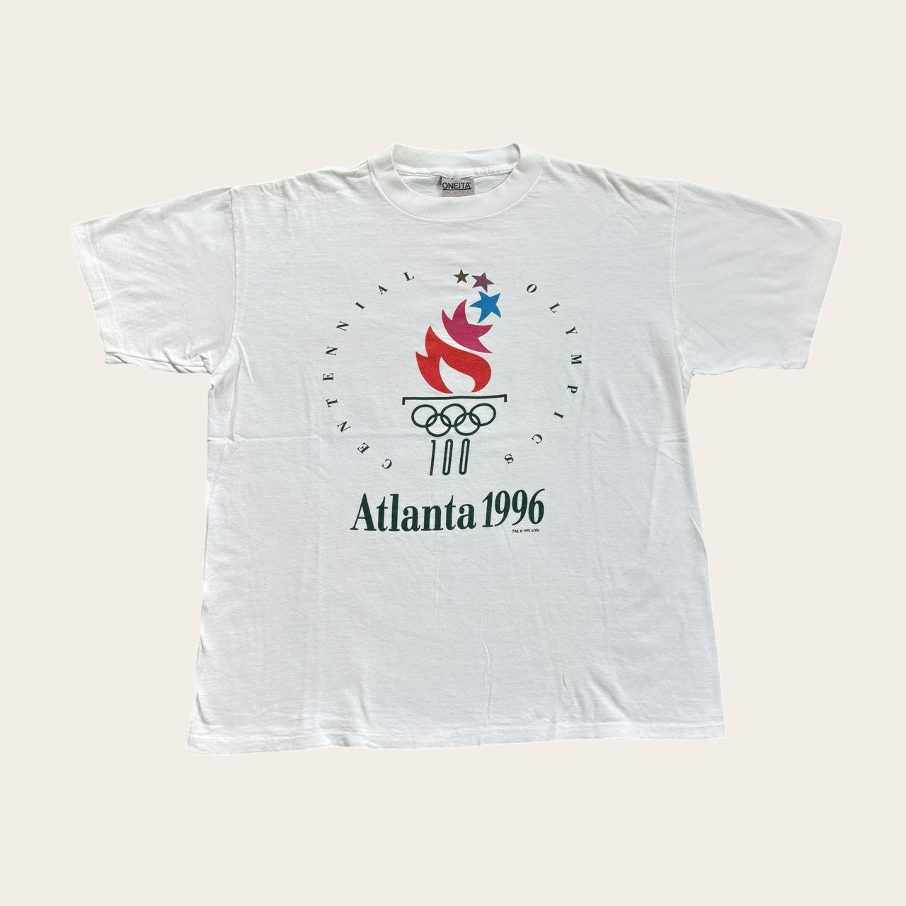 Vintage 90s USA Atlanta Olympics summer games athletics t-shirt